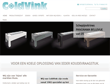 Tablet Screenshot of coldvink.nl